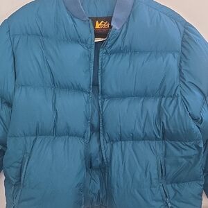 REI Teal Quilted Jacket